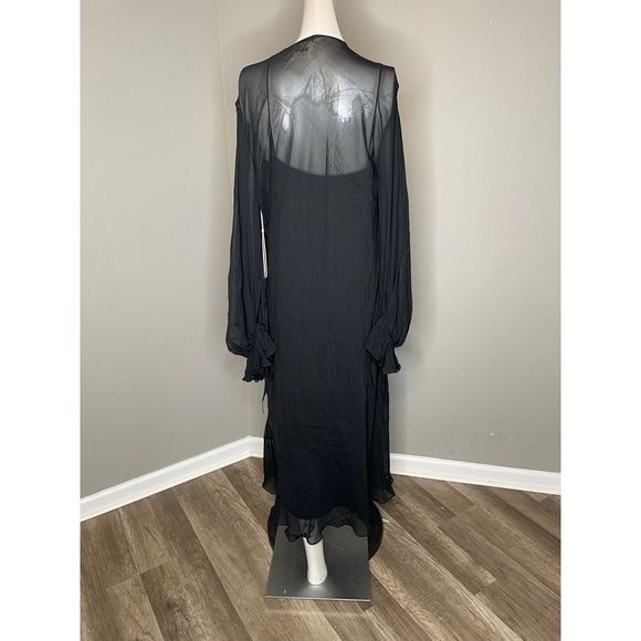 KHAITE The Rami Dress In black - Picture 7 of 11